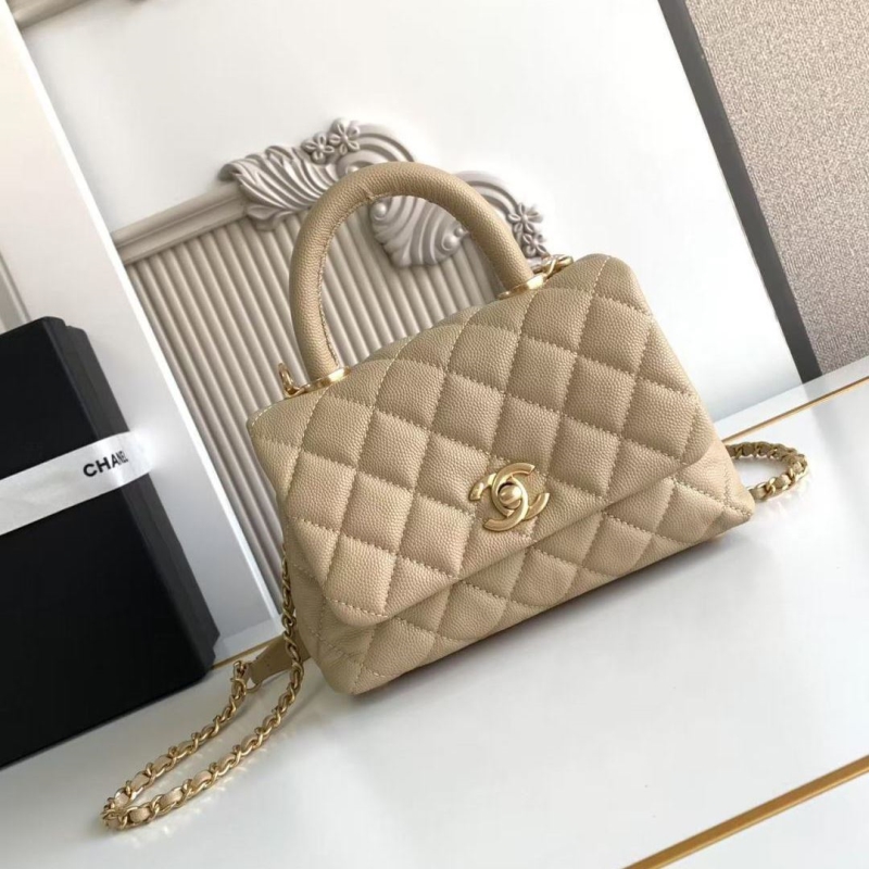 Ch**el top handle bags